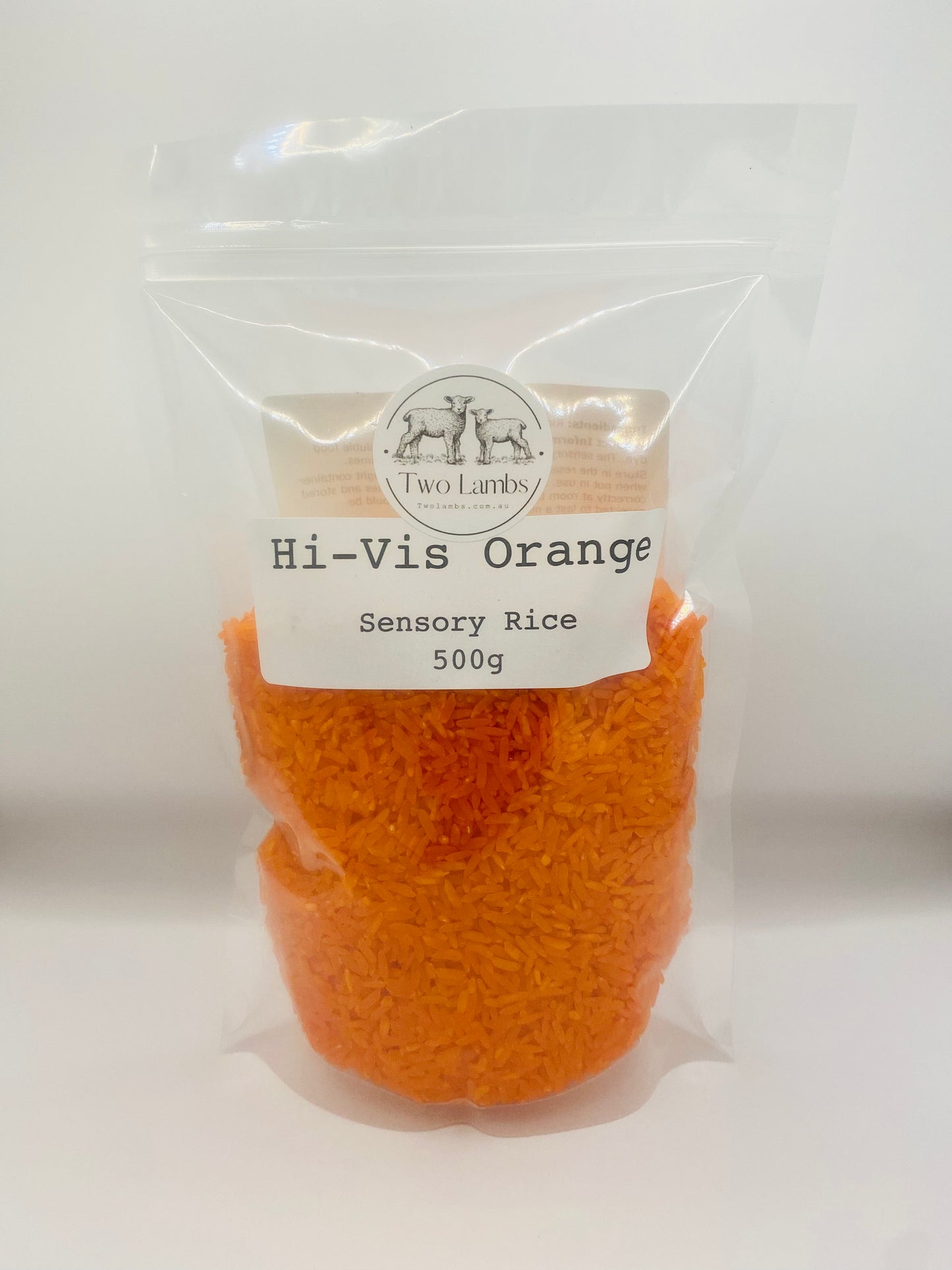 Hi-Vis Orange Sensory Rice 500g