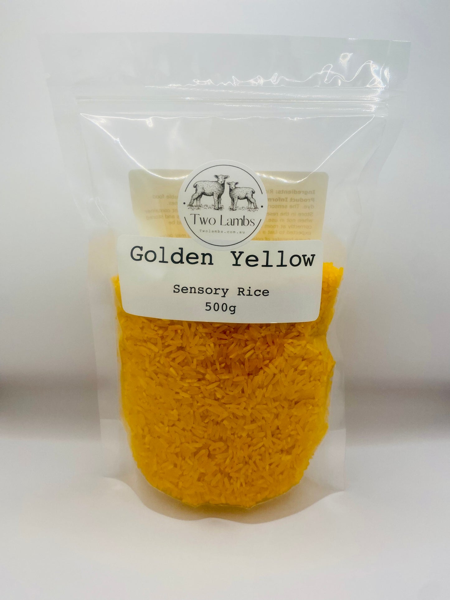 Golden Yellow Sensory Rice 500g