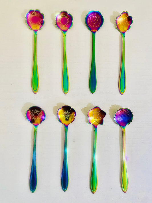 Rainbow Flower Spoon